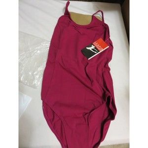 NEW IN PACKAGE LEAPIN LEOTARDS DANCE LEOTARD BURGUNDY COLOR SIZE ADULT SMALL